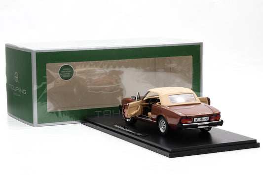 1:18( Fiat 124 Spider)  Pininfarina Spidereuropa 1982 marrone chiaro Touring Modelcars