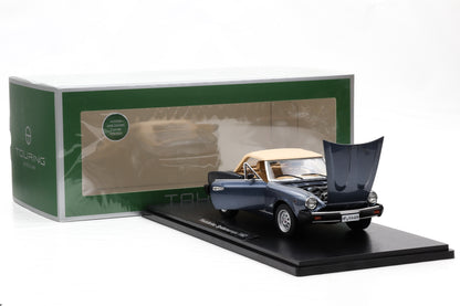 1:18 (Fiat 124 Spider) Pininfarina Spidereuropa 1982 blu medio metallic Touring Modelcars