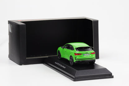 1:43 Minichamps Audi RS Q3 B8 Sportback 2019 Kyalami Green Dealer