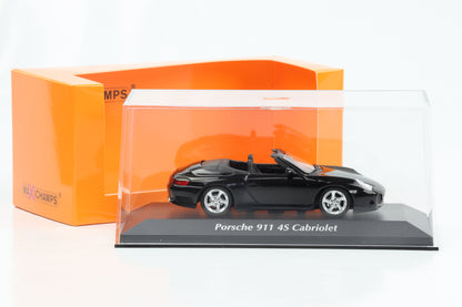 1:43 Porsche 911 996 Carrera 4S Cabriolet 2003 schwarz Maxichamps Minichamps