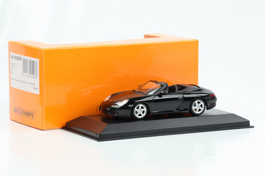 1:43 Porsche 911 996 Carrera 4S Cabriolet 2003 schwarz Maxichamps Minichamps