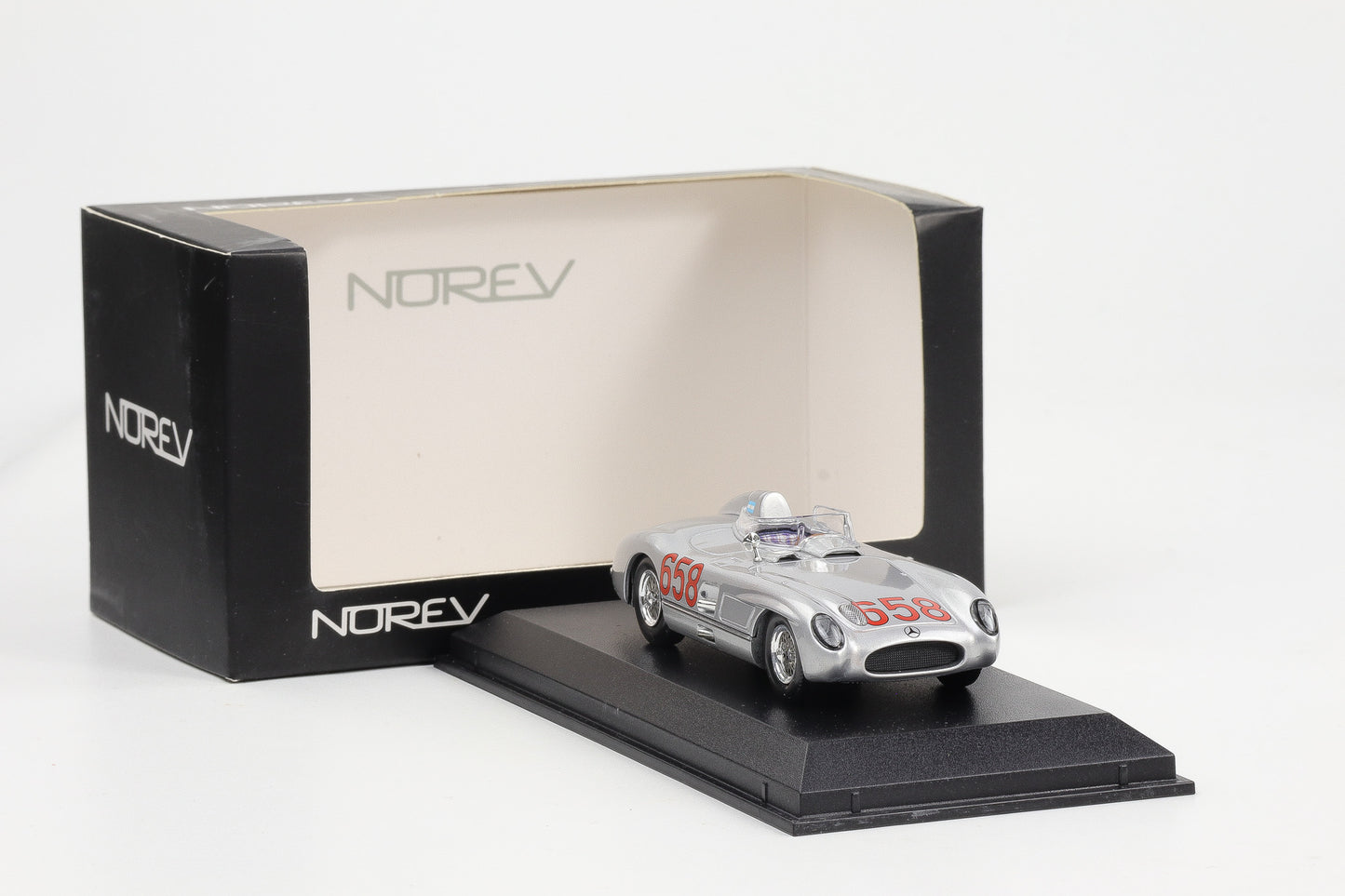 1:43 Norev Mercedes-Benz 300 SLR Mille Miglia 1955 Fangio