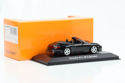 1:43 Porsche 911 996 Carrera 4S Cabriolet 2003 schwarz Maxichamps Minichamps