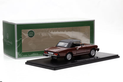 1:18 ( Fiat 124 Spider) Pininfarina Spidereuropa 1982 marrone amaryllis Touring Modelcars