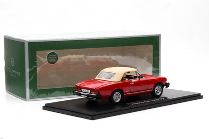 1:18 (Fiat 124 Spider) Pininfarina Spidereuropa 1982 rosso vivo Touring Modelcars
