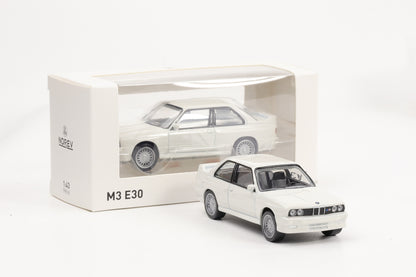 1:43 BMW M3 E30 1986 weiss Norev Jet Car diecast