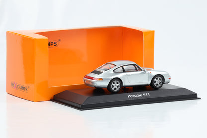 1:43 Porsche 911 993 Carrera 1993 prata Maxichamps Minichamps