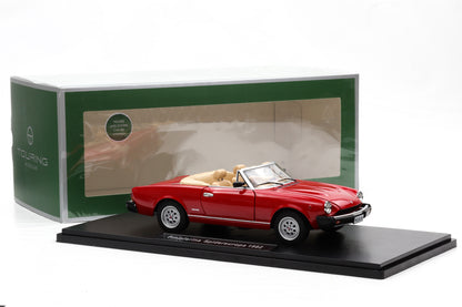 1:18 (Fiat 124 Spider) Pininfarina Spidereuropa 1982 rosso vivo Touring Modelcars