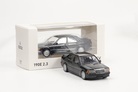 1:43 Mercedes-Benz 190E 2.3-16 W210 black metallic Norev Jet Car diecast