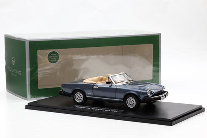 1:18 (Fiat 124 Spider) Pininfarina Spidereuropa 1982 blu medio metallic Touring Modelcars