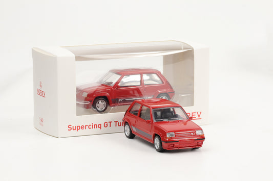 1:43 Renault R5 Supercinq GT Turbo rot Jet Car Norev diecast 510539