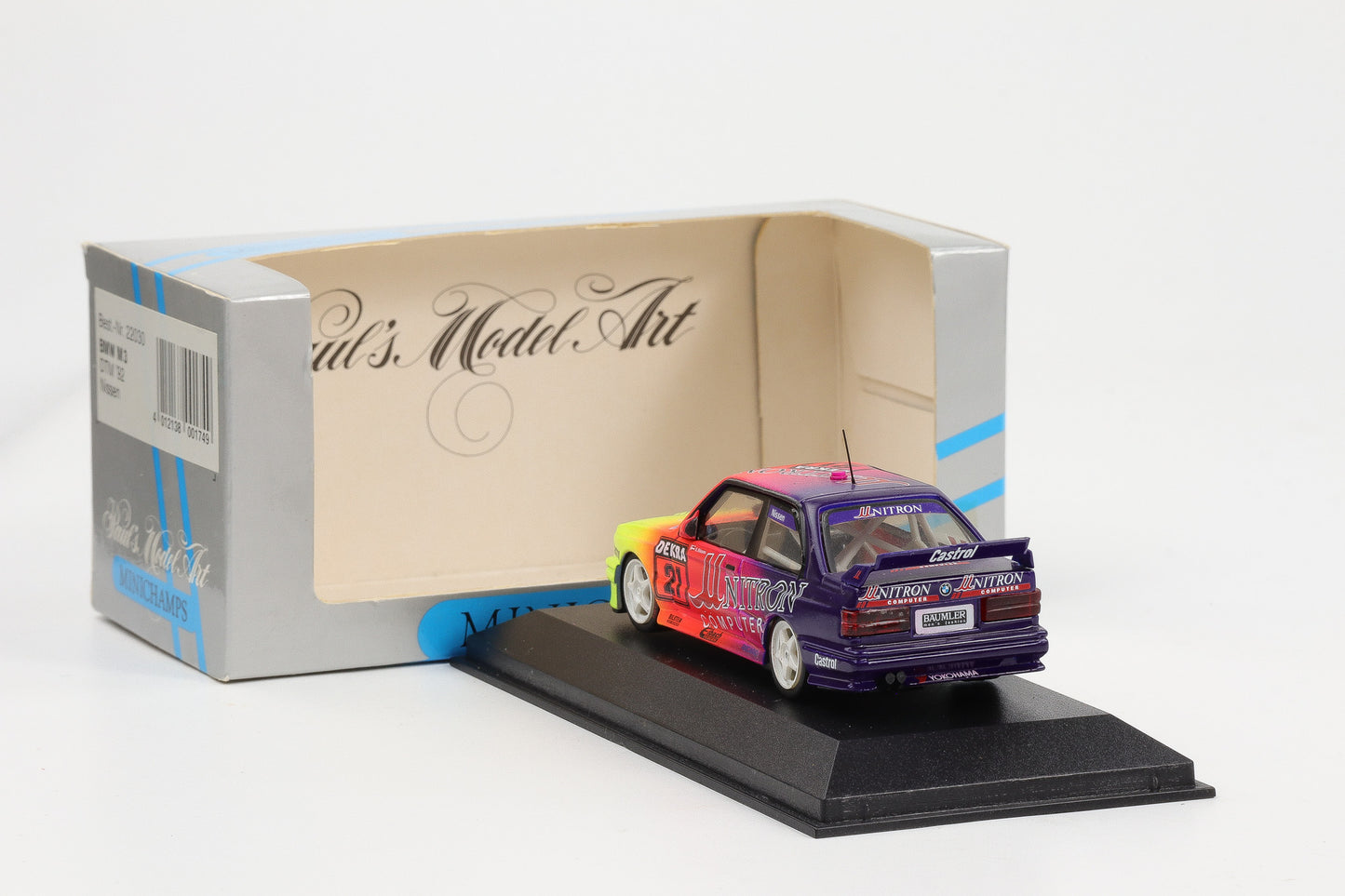 1:43 Minichamps BMW M3 E30 Unitron #21 Nissen DTM 1992