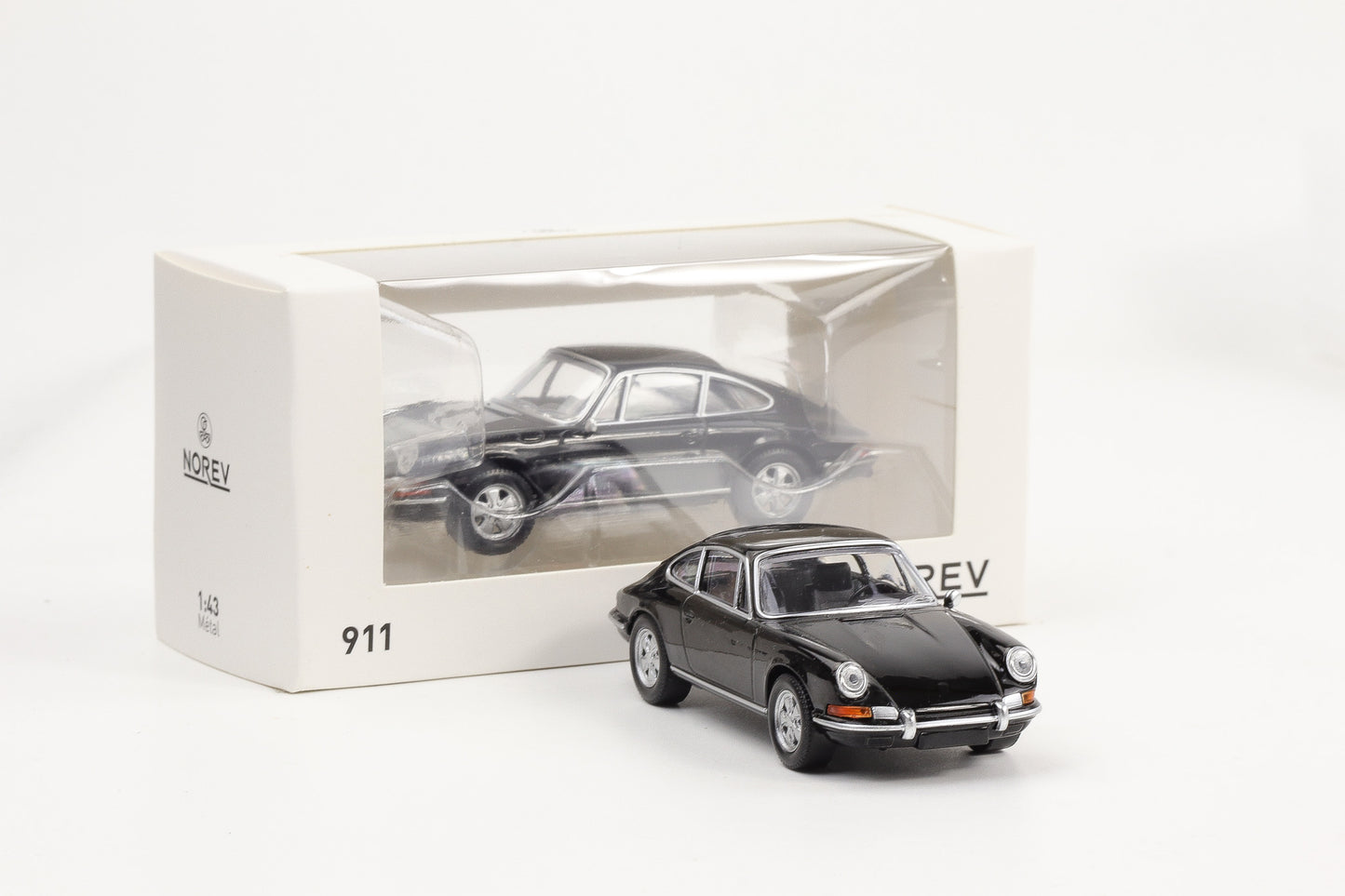 1:43 Porsche 911 schwarz Norev Jet Car diecast