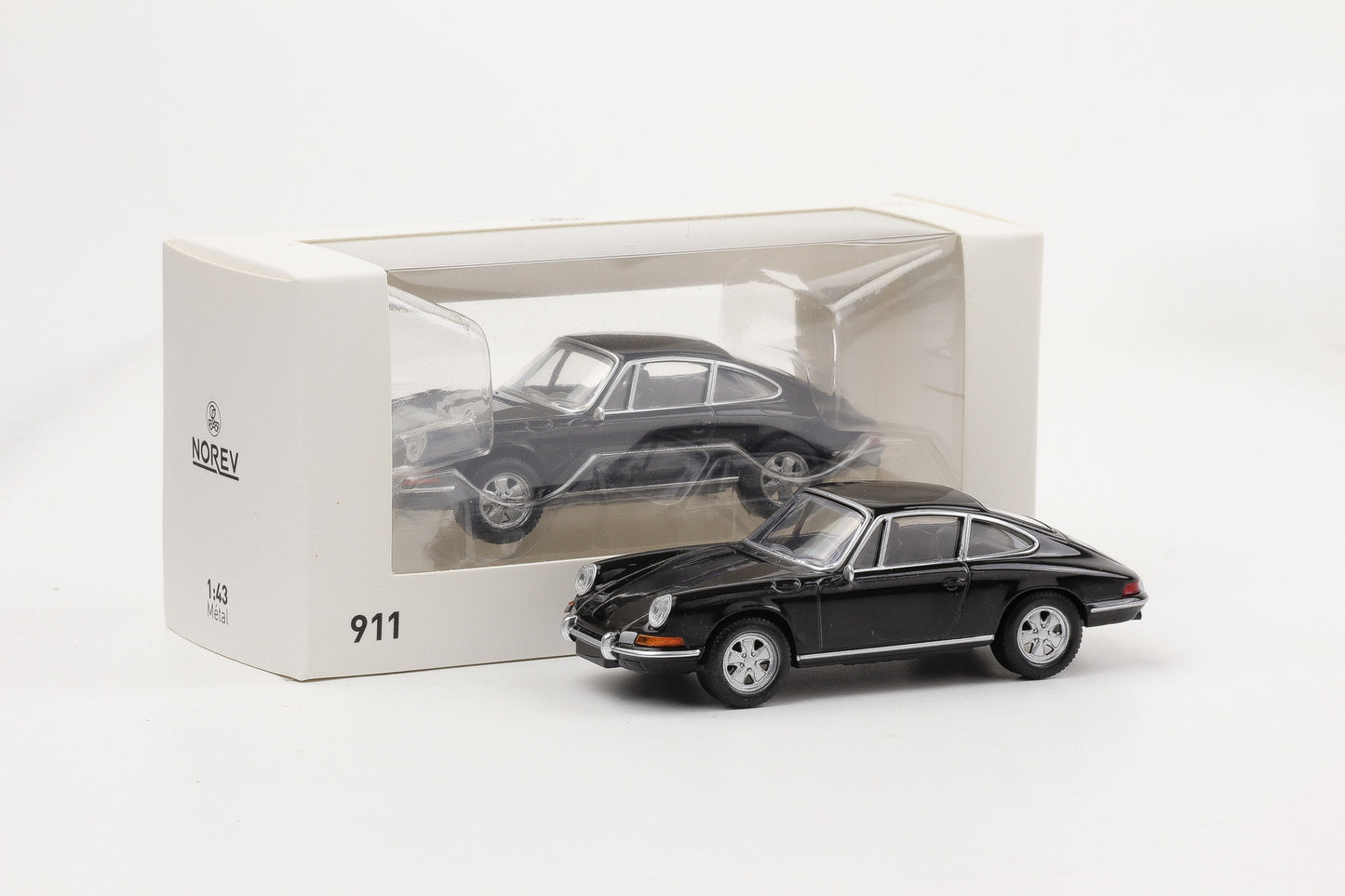 1:43 Porsche 911 schwarz Norev Jet Car diecast