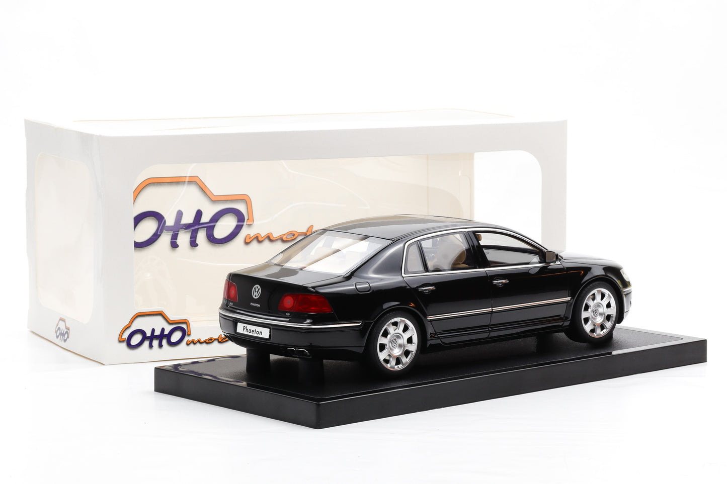 1:18 OTTO mobile Volkswagen VW Phaeton 6.0 W12 Black L041 OT1266