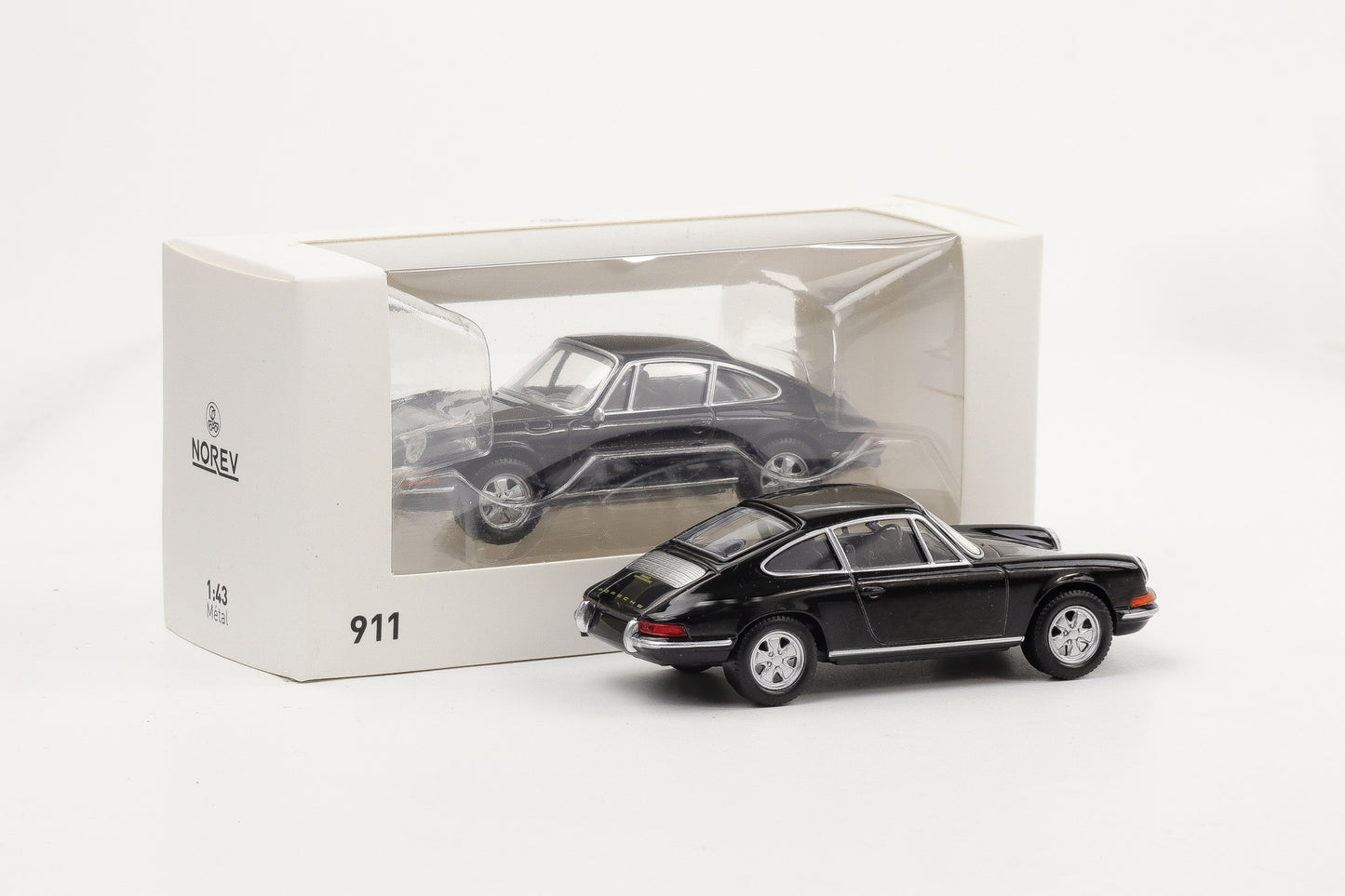 1:43 Porsche 911 schwarz Norev Jet Car diecast