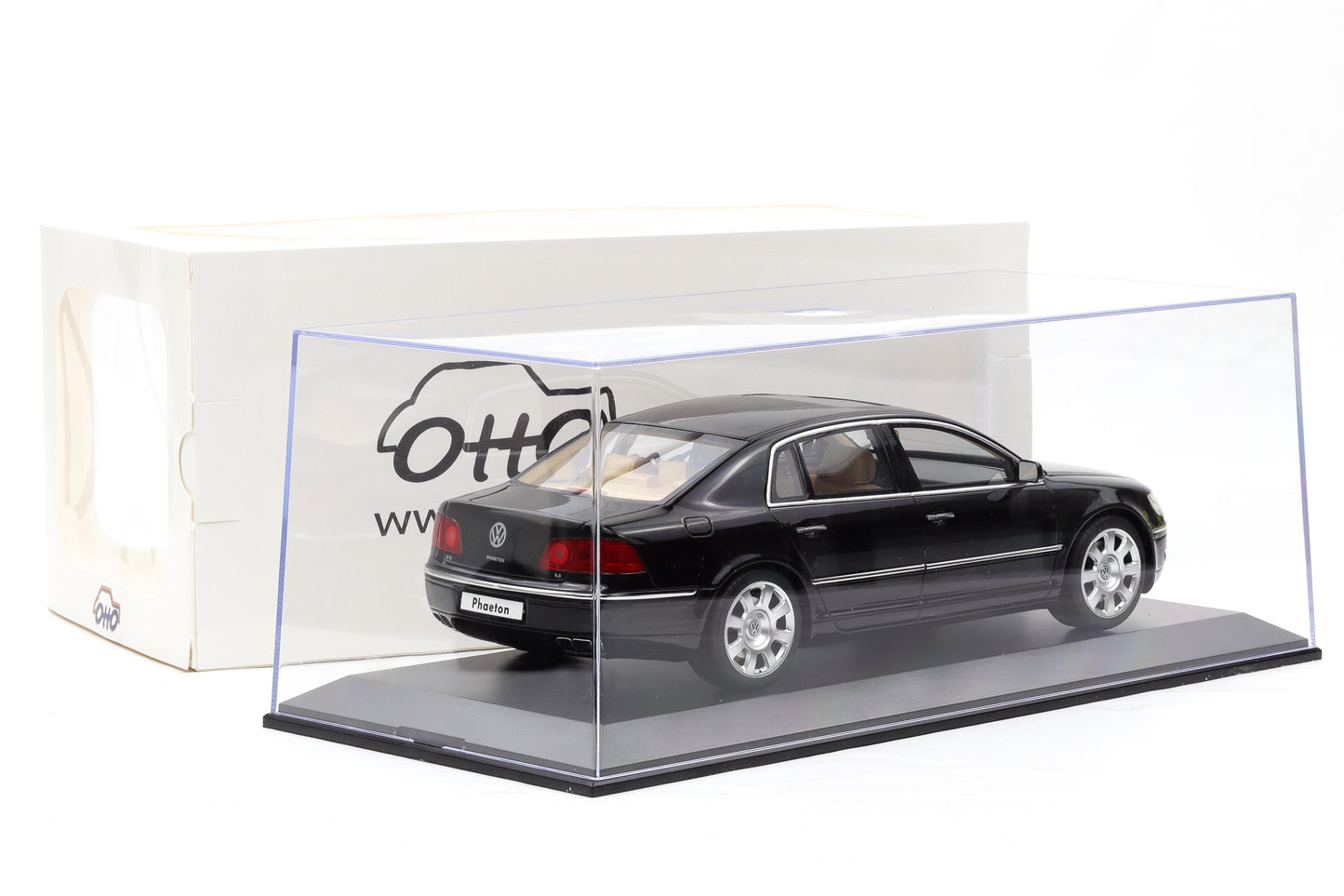 1:18 OTTO mobile Volkswagen VW Phaeton 6.0 W12 Black OT1266 + Vitirne