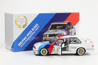 1:18 WERK83 BMW M3 E30 #2 DTM 1987 Eric van de Poele Warsteiner Collectors box