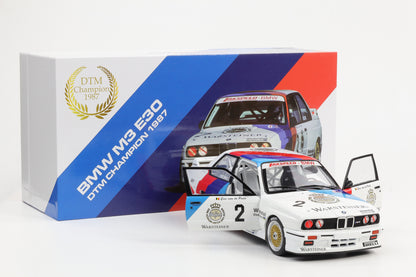 1:18 WERK83 BMW M3 E30 #2 DTM 1987 Eric van de Poele Warsteiner Collectors box