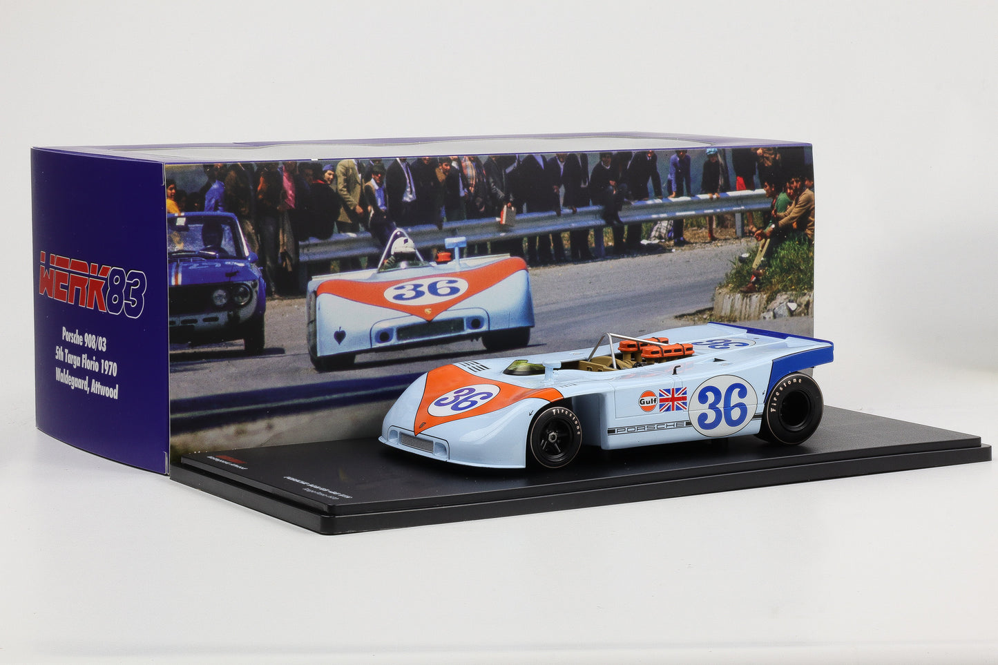 1:18 Werk83 Porsche 908/03 #36 5nd Targa Florio 1970 Waldegaard Attwood