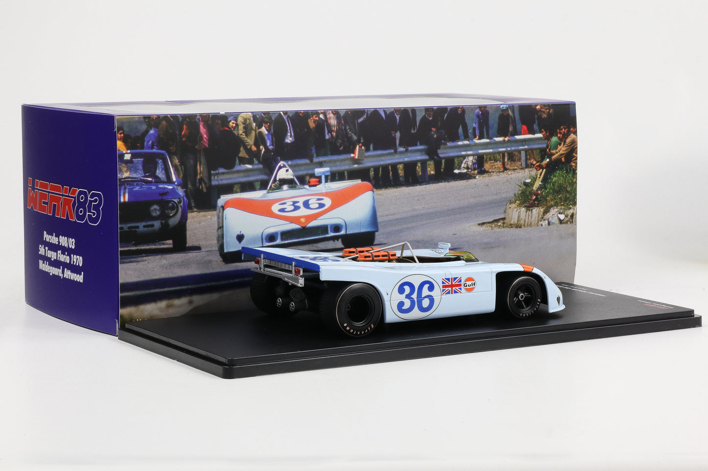 1:18 Werk83 Porsche 908/03 #36 5nd Targa Florio 1970 Waldegaard Attwood