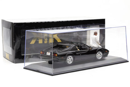1:18 Ferrari 328 GTS 1985 Movie TV Series Miami Vice + Figur Sonny + Vitrine KK