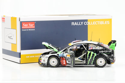 1:18 فورد فوكس RS WRC06 #43 كين بلوك سانت بطرسبرغ 2012 صن ستار