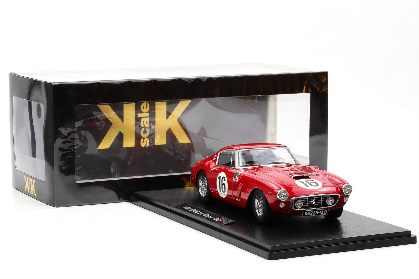 1:18 Ferrari 250 GT SWB #16 24H Le Mans 1961 rot KK-Scale diecast