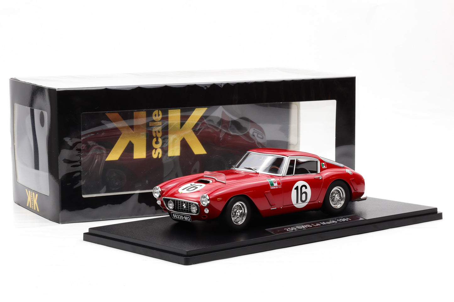 1:18 Ferrari 250 GT SWB #16 24H Le Mans 1961 rot KK-Scale diecast