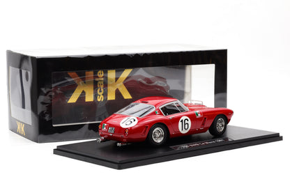 1:18 Ferrari 250 GT SWB #16 24H Le Mans 1961 rot KK-Scale diecast