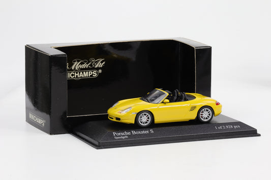 1:43 Minichamps Porsche Boxster S 986 2002 speedgelb