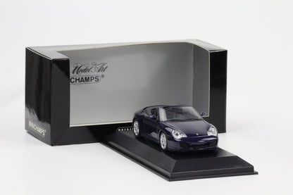 1:43 Minichamps Porsche 911 996 Carrera 4S Cabriolet 2003 lapisblau