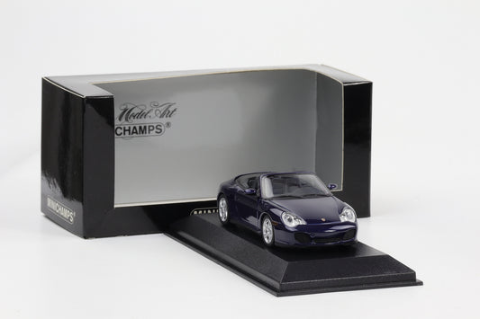 1:43 Minichamps Porsche 911 996 Carrera 4S Cabriolet 2003 lapisblau