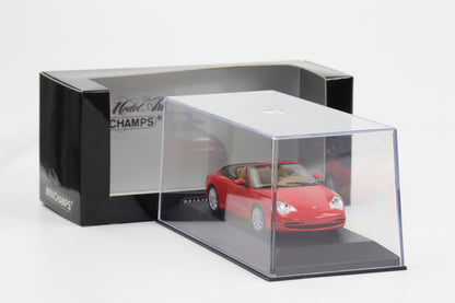 1:43 Minichamps Porsche 911 996 Cabriolet 2001 indischrot