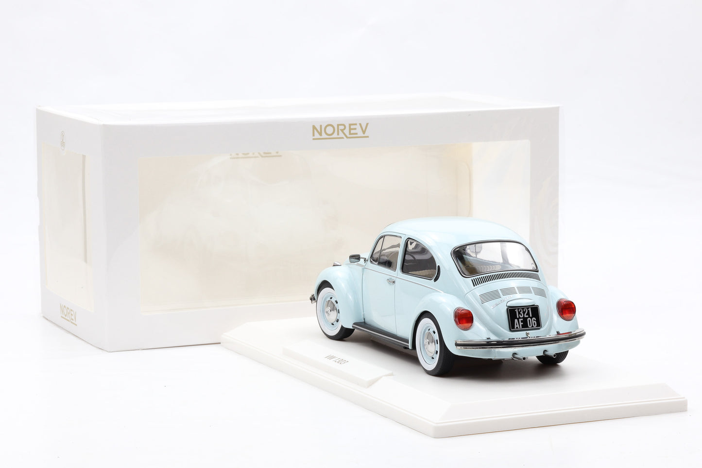 1:18 Norev VW Volkswagen Käfer 1303 Beetle 1973 Pastell Blau 188676