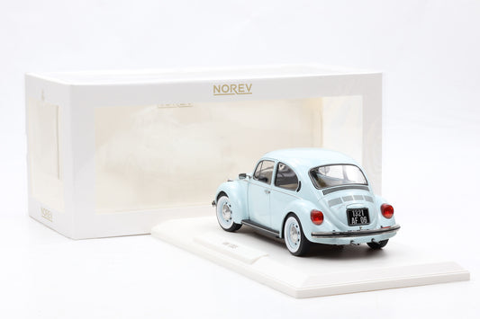 1:18 Norev VW Volkswagen Käfer 1303 Beetle 1973 Pastell Blau 188676