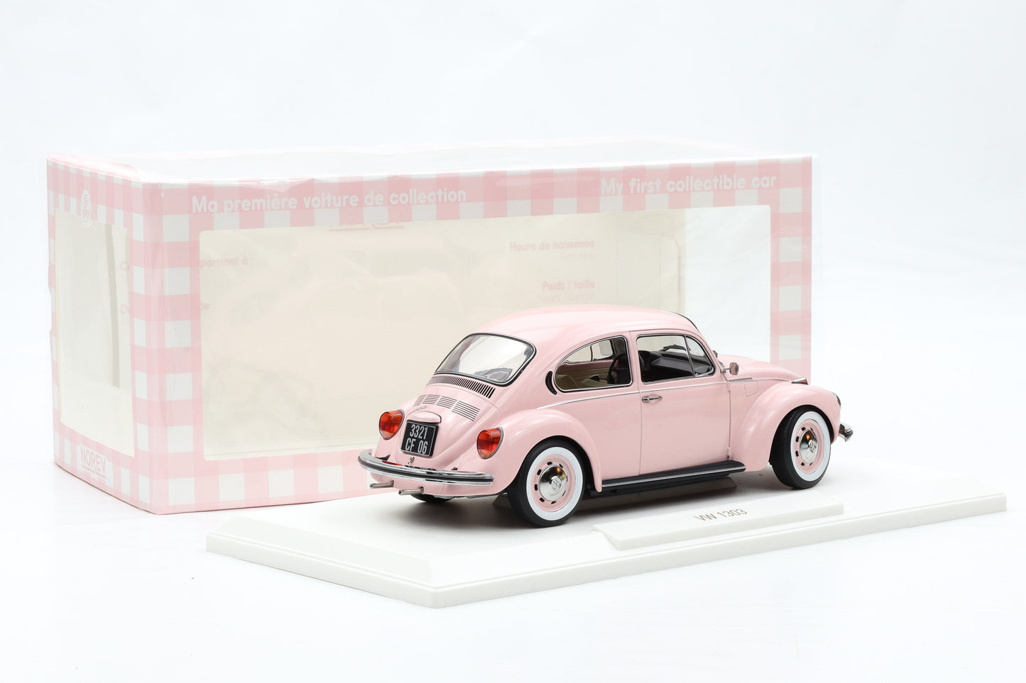 1:18 Norev VW Volkswagen Käfer 1303 Beetle 1973 Pastell Pink 188677
