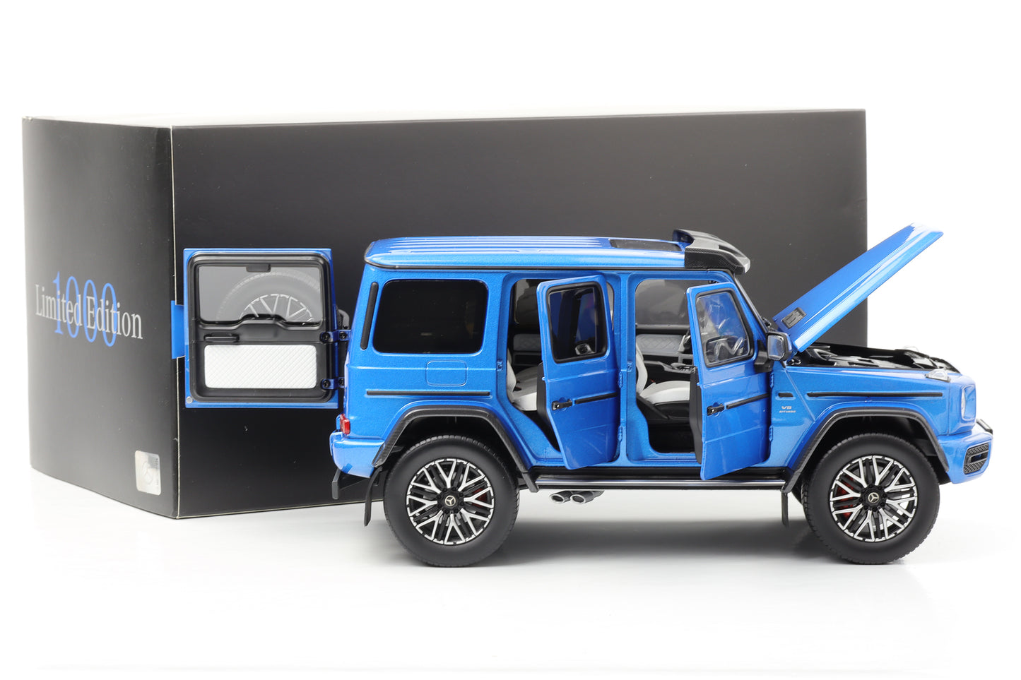 1:18 Mercedes-Benz AMG G 63 4x4 south sea blue crazy iScale Dealer Limited