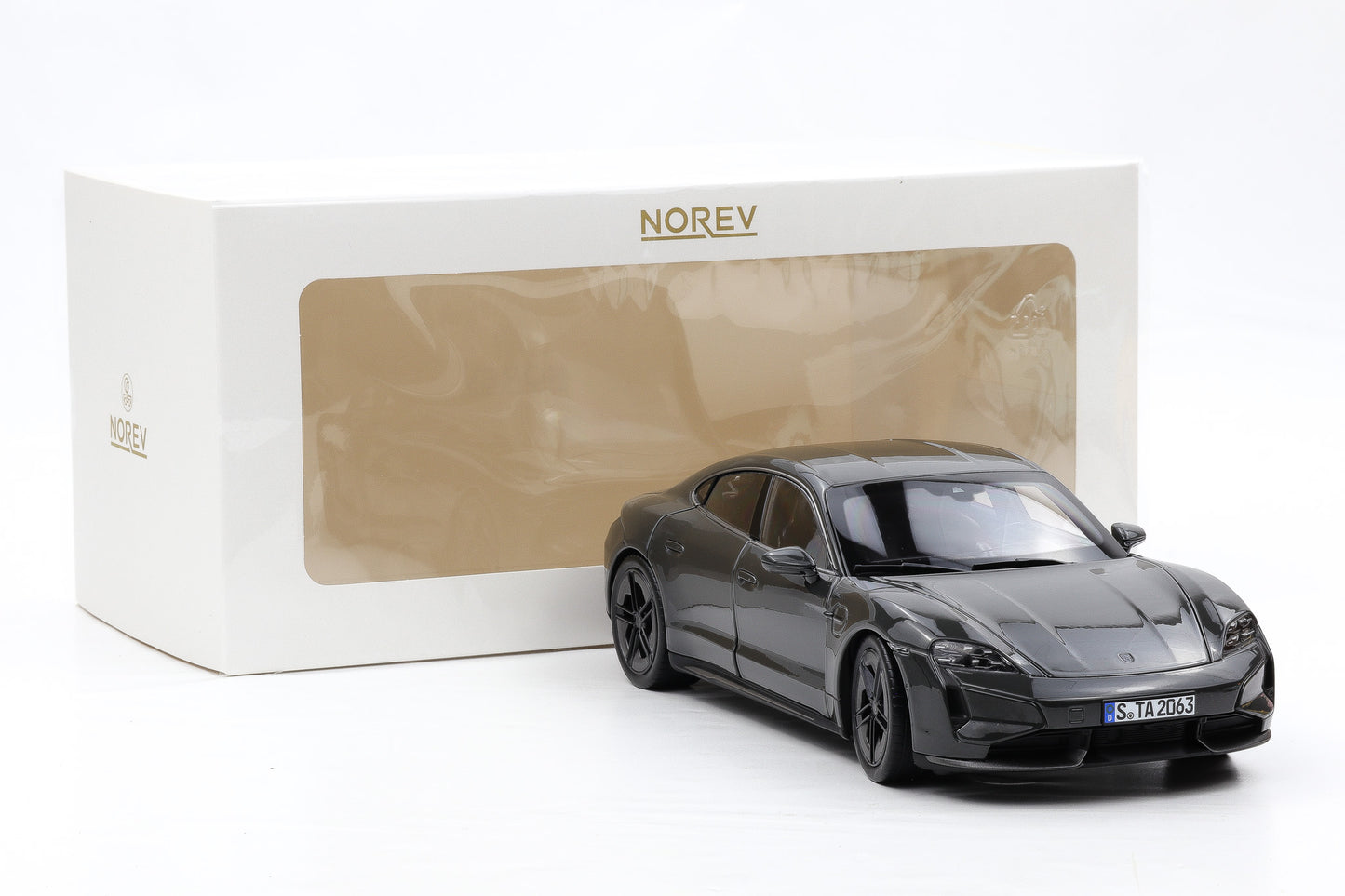 1:18 Norev Porsche Taycan Turbo S 2024 Neo-Schiefergrau 187654