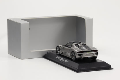 1:43 Minichamps Porsche 918 Spyder graumetallic WAP Dealer