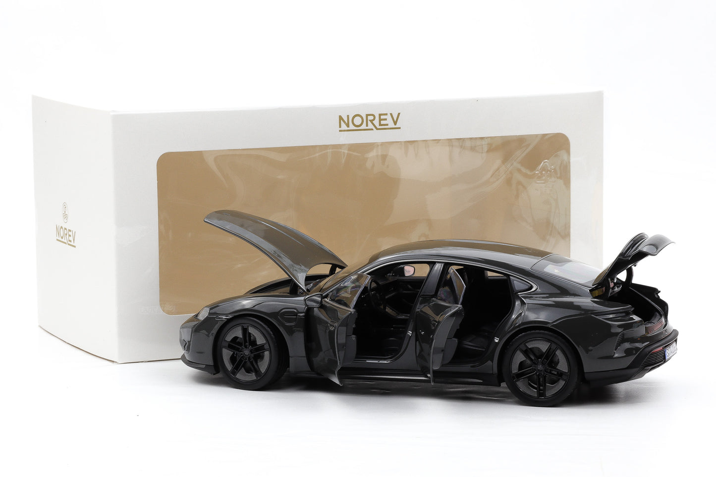 1:18 Norev Porsche Taycan Turbo S 2024 Neo-Schiefergrau 187654