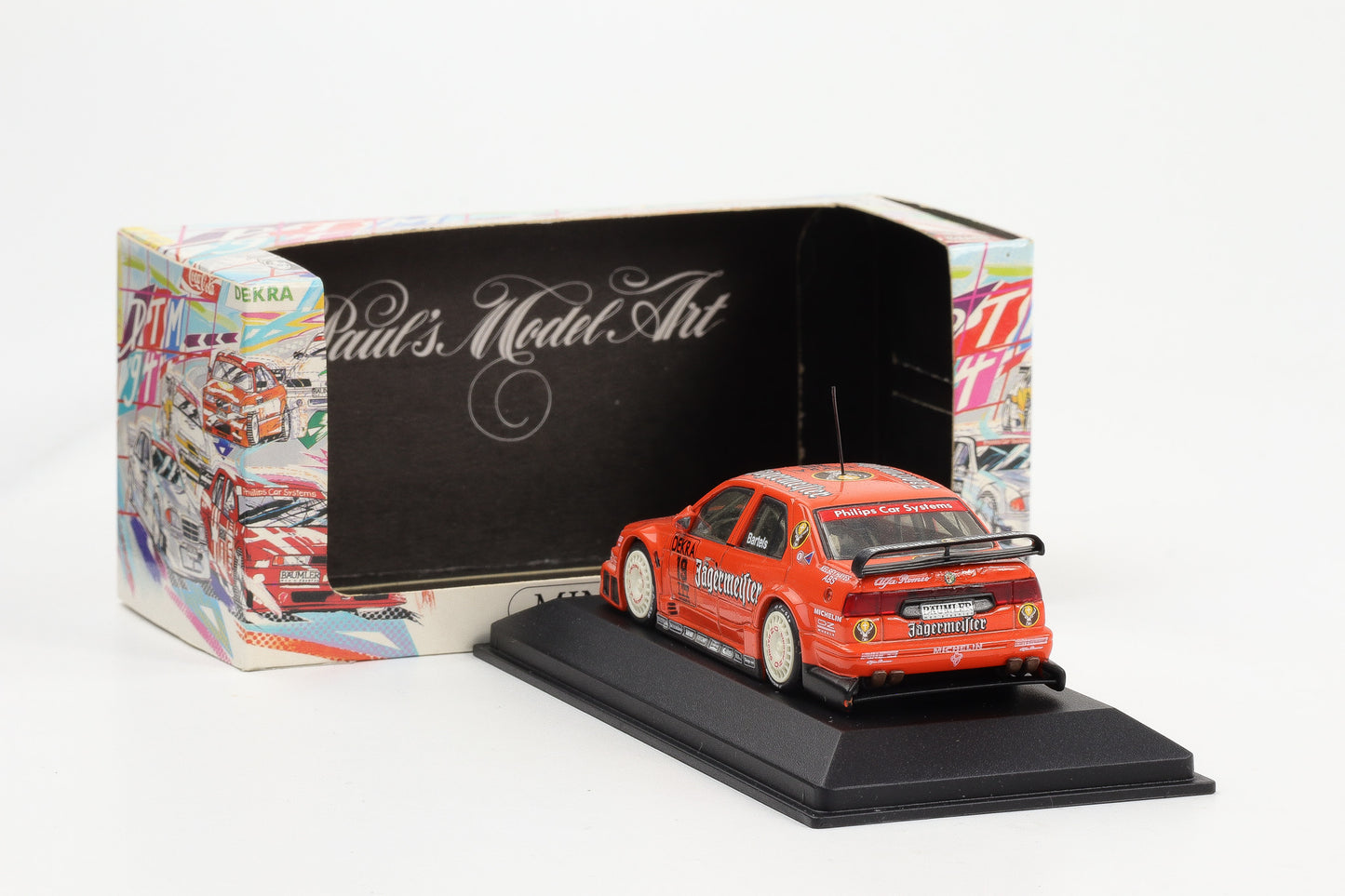 1:43 Minichamps Alfa Romeo 155 V6 TI DTM 1994 Team Jägermeister Bartels #19