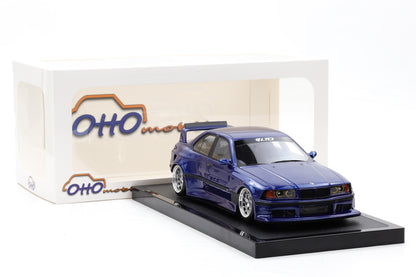 1:18 Otto Mobile BMW E36 LTO Sedan Turbo Khyzyl Saleem 2023 avusblau OT1174