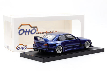 1:18 Otto Mobile BMW E36 LTO Sedan Turbo Khyzyl Saleem 2023 avusblau OT1174