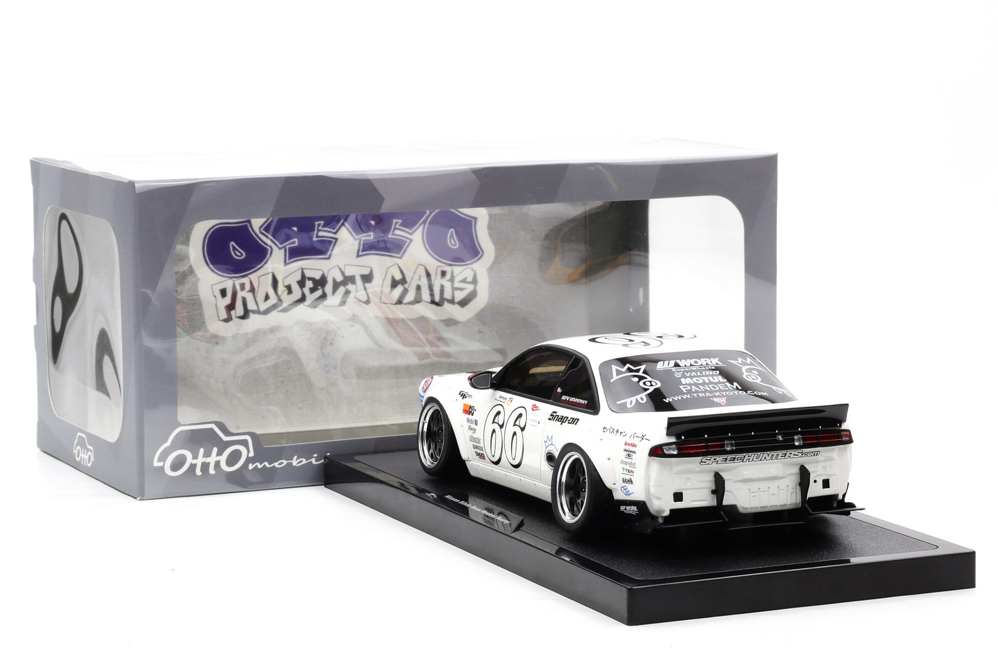 1:18 Otto Mobile Nissan Silvia S14 Boss Rocket Bunny 2024 OT1240