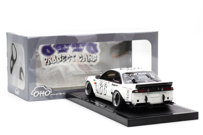1:18 Otto Mobile Nissan Silvia S14 Boss Rocket Bunny 2024 OT1240
