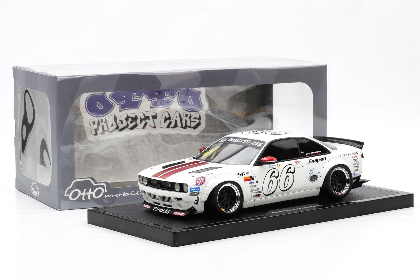 1:18 Otto Mobile Nissan Silvia S14 Boss Rocket Bunny 2024 OT1240