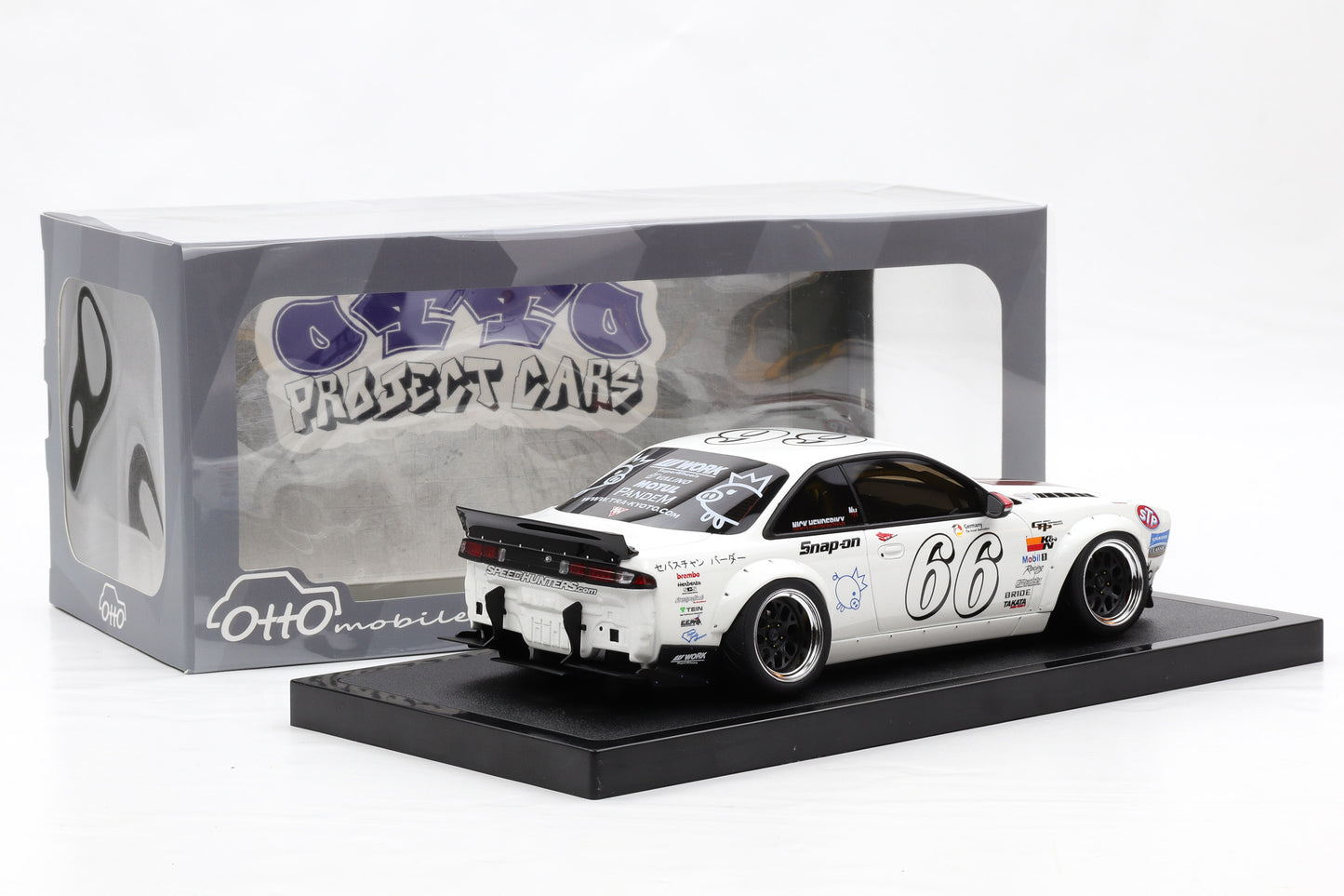 1:18 Otto Mobile Nissan Silvia S14 Boss Rocket Bunny 2024 OT1240