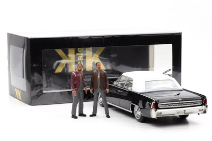 1:18 Lincoln Continental 1963 Movie Bad Boys schwarz + Figuren 1:18 KK-Scale