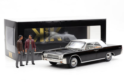 1:18 Lincoln Continental 1963 Movie Bad Boys schwarz + Figuren 1:18 KK-Scale